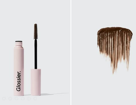 Lash Slick Glossier, Glossier Mascara Brown, Glossier Lash Slick Brown, Sephora Size Up Mascara, Diorshow Waterproof Mascara, Glossier Mascara, Anastasia Lash Brag Mascara, Christmas Sleepover, Brown Mascara