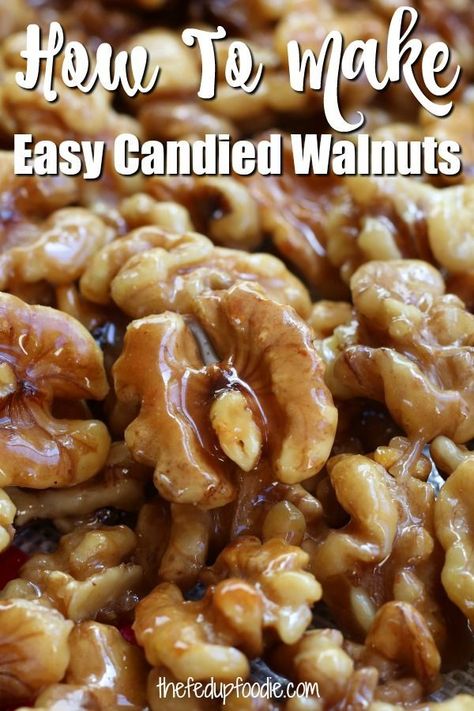 Honey Glazed Walnuts, Candied Walnut Recipe, Glazed Walnuts, Walnut Recipes, Honey Glazed, Nut Recipes, Pecan Recipes, At Family, Toasted Walnuts