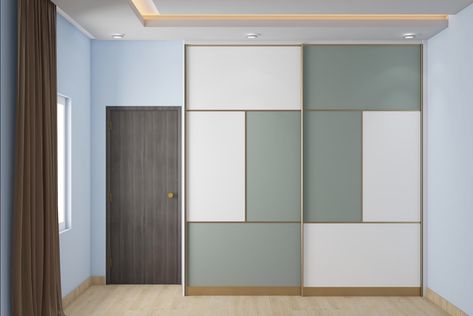 Wardrobes Colour Ideas, Wardrobe Design Bedroom Color, Wardrobe Combinations Ideas, Sliding Cupboard Laminate Design, Dual Colour Wardrobe Design, Sliding Door Wardrobe Laminate Design, Wardrobe Design Colour Combination, Wardrobe Laminate Color Combination For Bedroom, Wardrobe Color Combinations Bedroom