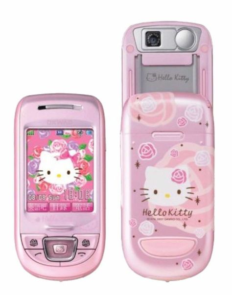 Hello Kitty Appliances, Flip Phone Aesthetic, Barbie Png, Y2k Phone, Hello Kitty Merchandise, Hello Kitty House, Hello Kitty Aesthetic, Retro Gadgets, Flip Phone