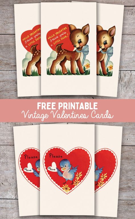 Old Fashioned Valentines Cards, Vintage Valentine Cards 1950s Free Printable, Printable Vintage Valentines Free, Diy Vintage Valentine Cards, Happy Valentine Day Cards Free Printable, Vintage Valentine Cards Printable, Old Fashioned Valentines Cards Diy, Vintage Valentine Printables Free, Valentine Stickers Free Printables