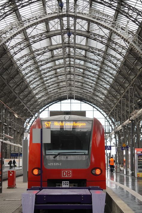 Frankfurt am Main, Railway Station Railway Station, Maine, Train, Architecture, Photography, Frankfurt, Weimar