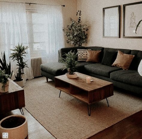 Aesthetic Living Room, Small Apartment Living Room, 아파트 인테리어, Small Apartment Living, Decor Home Living Room, Apartment Inspiration, Living Room Decor Apartment, Living Room Inspo, Couches Living Room