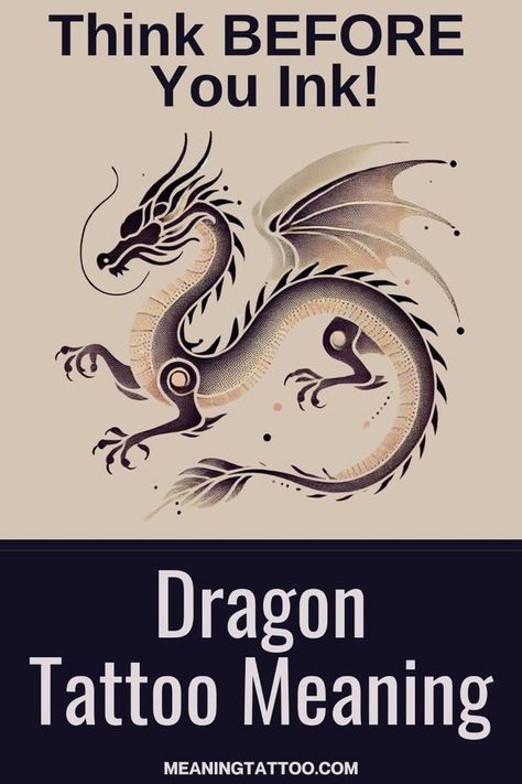 Ready for a dragon tattoo? Learn what this powerful symbol represents across cultures before you make your decision. Click for essential tattoo info! Dragon Sayings Quotes, All Black Dragon Tattoo, Dragon Shoulder Chest Tattoo, What Does A Dragon Tattoo Symbolize, Dragon Sin Tattoo, Japanese Phoenix And Dragon Tattoo, Momonosuke Dragon Tattoo, Jade Dragon Tattoo, Posídeon Tattoo