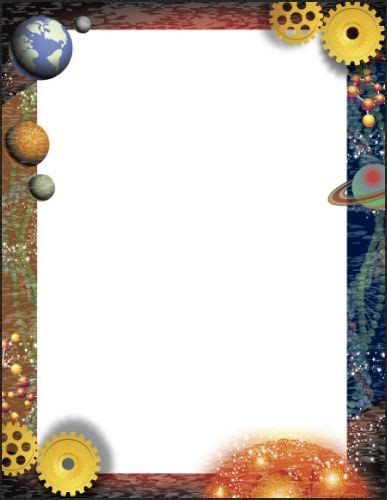 Free Rainbow Stationery And Writing Paper | Borders For Science Lab Decorations, Science Chart, School Border, Space Classroom, Thanksgiving Math, School Murals, Creative Landscape, Page Borders Design, Frame Border Design