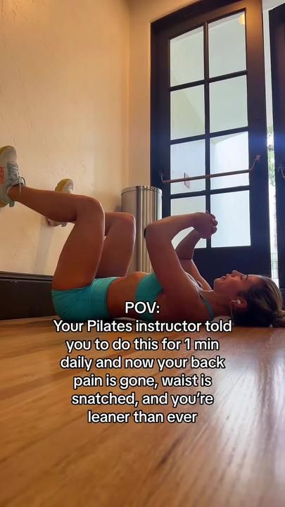 Wall Pilates, Easy Exercise, Pilates Exercise, Trening Fitness, Body Workout Plan, Workout Plan Gym, At Home Workout Plan, Gym Workout Tips, Flexibility Workout