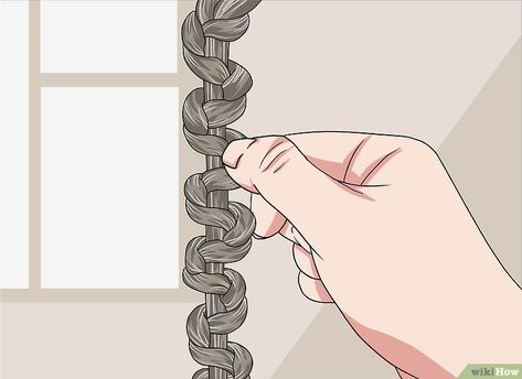 How to Make a Snake Braid: 12 Steps (with Pictures) - wikiHow Viking Braids Female Tutorial, Regular Braid, Snake Braid, Braids Step By Step, Snake Hair, Viking Braids, Braiding Your Own Hair, Knot Braid, Viking Wedding