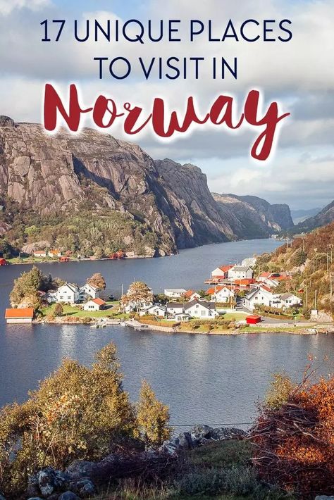 The 17 Best Places to Visit in Norway for a Unique Experience - Heart My Backpack Roadtrip Europa, Norway Trip, Norway Travel Guide, Norwegian Heritage, Travel Norway, Norway Fjords, Scandinavia Travel, Scandinavian Countries, Visit Norway