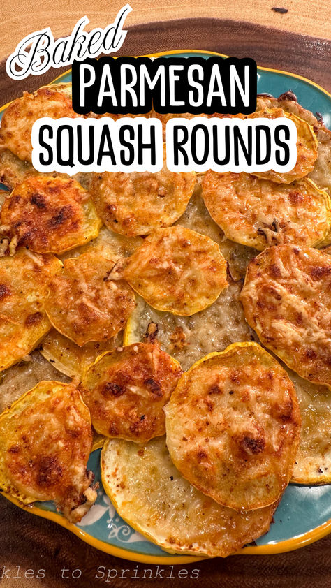 If you’re looking for a simple, delicious side dish that packs a punch of flavor, these Baked Parmesan Squash Rounds are a must-try. Perfect for busy weeknights or when you want to impress guests with minimal effort, this recipe brings together the natural sweetness of yellow squash with the savory goodness of Parmesan cheese and your favorite seasoning blend. Baked Squash With Parmesan Cheese, Squash With Parmesan Cheese, Parmesan Squash, Baked Squash, Mouthwatering Recipes, Party Food And Drinks, Yellow Squash, Trending Recipes, Seasoning Blend