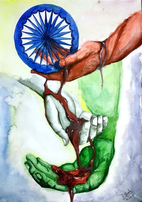 Drawing In Circle, Independence Day Drawing, Independence Day Poster, Flag Drawing, Decoration For Party, Indian Flag Wallpaper, Independence Day Images, Drawing Competition, Butterfly Art Painting