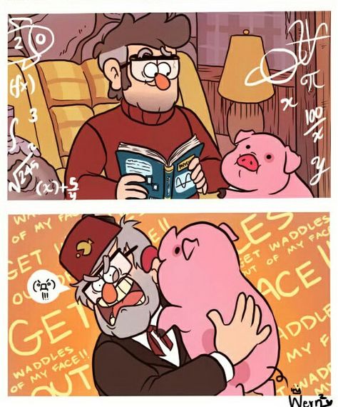 Everyone enjoys waddles' comfort Gravity Falls Waddles, Dipper E Mabel, Fall Tumblr, Gravity Falls Dipper, Gravity Falls Bill Cipher, Fall Memes, Gravity Falls Funny, Gravity Fall, Gravity Falls Bill