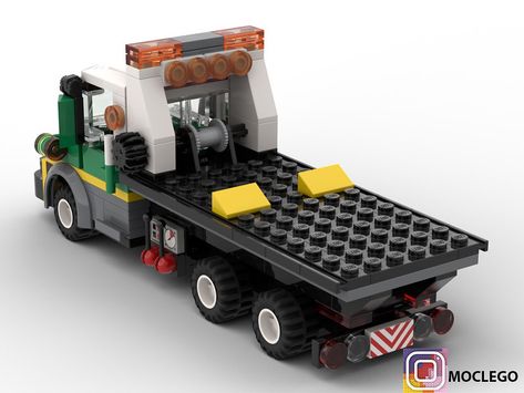 Towing truck | Moc Lego | Flickr Lego Tow Truck, Lego Tractor, Lego Truck, Lego Models, Lego Cars, Tow Truck, Lego Design, Lego Projects, Lego Moc