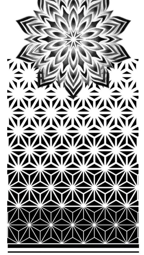 Geometric Illusion Tattoo, Geometric Tattoo Sketch, Dotwork Tattoo Mandala, Geometric Tattoo Sleeve Designs, Geometric Tattoo Pattern, Mandala Hand Tattoos, Wrist Tattoo Ideas, Flower Of Life Pattern, Dr Woo