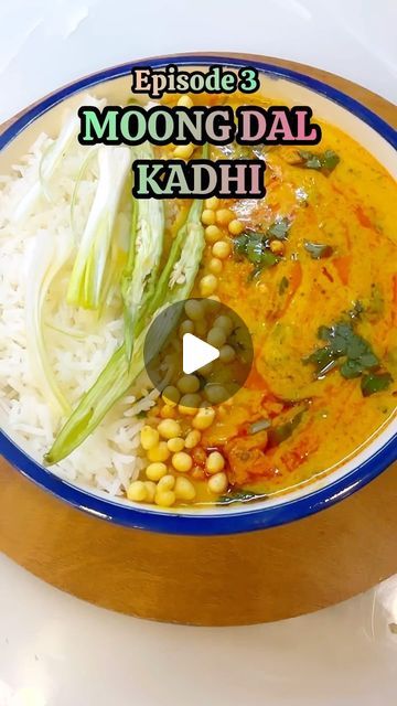 Sonia Nagpal on Instagram: "HEALTHY RECIPES EPISODE 3 
Fuel your weight loss journey deliciously with our nutritious Moong Dal Kadhi - packed with protein and flavor, minus the guilt! 🌿💪 #HealthyLiving #NutritionGoals#weightlosshelp #healthyfood #vegetarianfood #pulsesfornutrition 

Moong Dal Kadhi:
Ingredients:
1 cup split yellow moong dal (washed and soaked for 30 minutes)
2 cups sour yogurt 
1big onion chopped 
1 tsp garlic minced 
1 /4tsp cumin seeds
1/4 tsp mustard seeds
1/4 coriander seeds
1 tsp turmeric powder
1 tsp red chili powder
1/2 tsp garam masala powder 
1 inch ginger
1-2 green chilies (finely chopped)
cooking oil
Salt to taste
Fresh coriander leaves for garnish
ghee & kashmiri red chilli powder for tadka .

Instructions:
1 Drain the soaked moong dal In blender jar combine Garam Masala Powder, Red Chilli Powder, Food Video, Moong Dal, Cumin Seeds, Mustard Seeds, Turmeric Powder, Red Chili Powder, Coriander Leaves