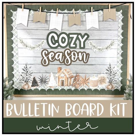 Christmas Bulletin Board Kit Classroom Decor Neutral - Etsy Classroom Decor Neutral, December Bulletin Boards, Christmas Neutral, Holiday Bulletin Boards, Christmas Bulletin Boards, Bulletin Board Design, Winter Bulletin Boards, Christmas Bulletin Board, Teacher Classroom Decorations