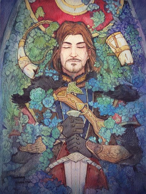 A wonderful tattoo idea for a tribute to Boromir! writersrelief.com #WonderfulWednesday #HumpDay John Howe, Hobbit Art, Middle Earth Art, Tolkien Art, Lotr Art, Heroic Fantasy, Bilbo Baggins, Thranduil, Jrr Tolkien