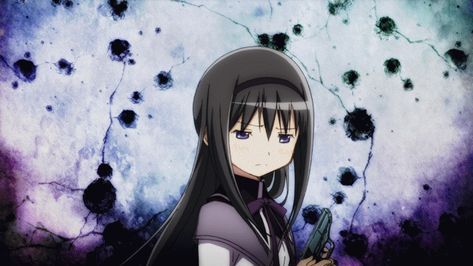 Pretty Gif, Akemi Homura, Soul And Maka, Mahō Shōjo Madoka Magica, Sayaka Miki, Orihime Inoue, Random Gif, Cute Banners, Mahō Shōjo