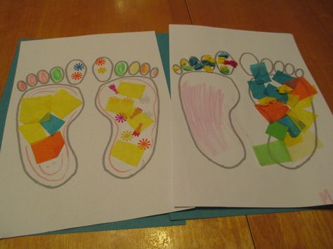 Feet Crafts For Toddlers, Story Time Ideas, Toddler Bible, Thanking God, Song Ideas, Leg Art, Preschool Craft, God Made Me, Child Art