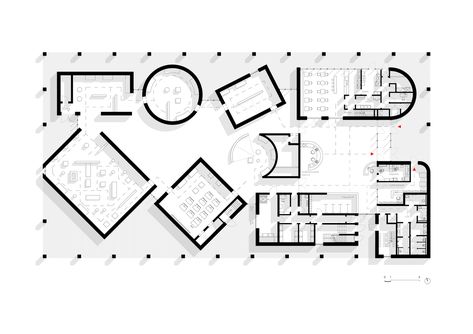 Museum Display Ideas, Museum Flooring, Exhibition Plan, Museum Plan, Galleries Architecture, Museum Display, Museum Exhibition Design, Kindergarten Design, Architectural Floor Plans