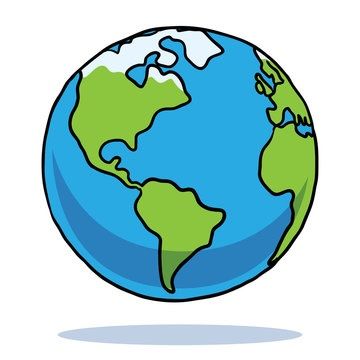 Earth Structure, Layers Of Earth, Cartoon Earth, Wind Map, Planet Coloring Pages, Drawings For Kids, Earth Day Projects, Space Coloring Pages, Continents And Oceans