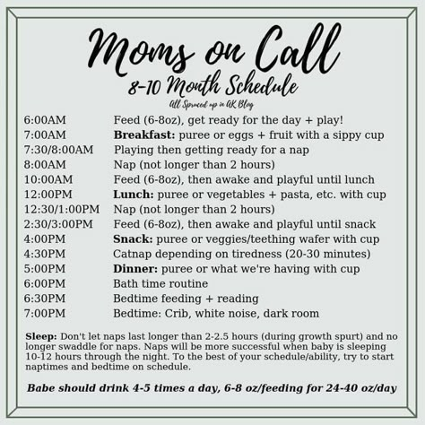 Moms On Call Schedule, Moms On Call, Baby Routine, Week Schedule, Baby Schedule, Baby Sleep Schedule, Sleep Training Baby, Call Mom, Baby Advice