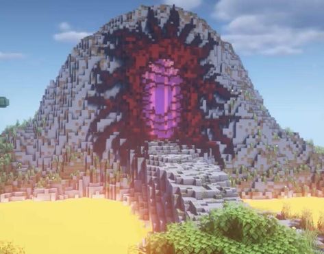 Minecraft Portal, Nether Portal, Minecraft Kingdom, Rumah Minecraft Sederhana, Portal Design, Minecraft Structures, Minecraft House Plans, Minecraft Cottage, Cool Minecraft Creations