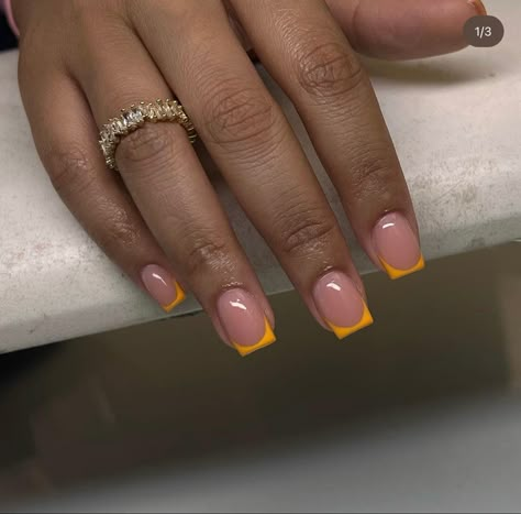 Trendy Nail Ideas Acrylic, Short Nails Inspiration, Spring Short Nails, Short French Tip Nails, Overlay Nails, Simple Spring Nails, Tapered Square Nails, Spring Acrylic Nails, Short Square Nails