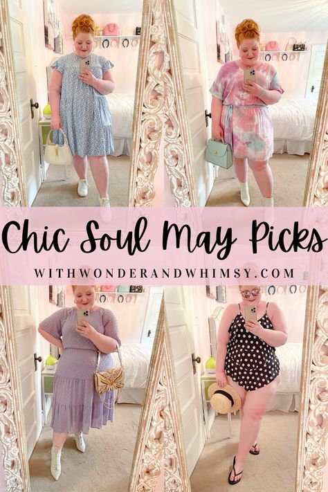 Chic Soul Haul - With Wonder and Whimsy Pastel Summer Outfits, Feminine Summer Outfits, Curvy Fashion Summer, With Wonder And Whimsy, Wonder And Whimsy, Outfits Pastel, Feminine Summer, Pixie Outfit, Chic Soul