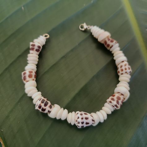 Puka Shell Bracelet Hawaiian Puka Shell Jewelry Puka Shells - Beach Bracelet Kauai Puka Shell Bracelet Island Seashell Jewelry- Eco Friendly