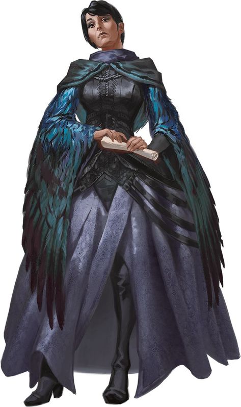 A black robe mage from Dragonlance: Shadow of the Dragon Queen Mage Robes, Dragon Queen, Bird People, Black Mage, Dnd Dragons, Queen Art, Dnd Art, D&d Dungeons And Dragons, High Fantasy