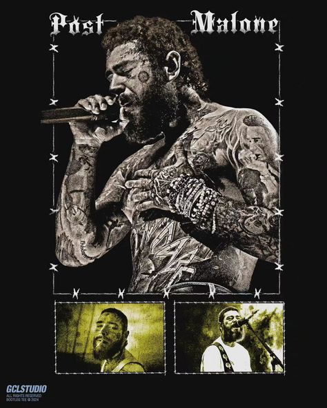 Post Malone T-shirt design work. . Let me know what you think about this one. . #vintagestyle #vintagefashion #merchdesign #designinspiration #artworks #graphictees #clothingdesign #clothingline #clothingbrand #usaclothing #apparel #tshirt #customdesign #tshirtprinting Rapper Shirts, Indian Painting, Usa Outfit, Post Malone, Design Working, What You Think, T Shirt Design, Let Me Know, Shirt Design