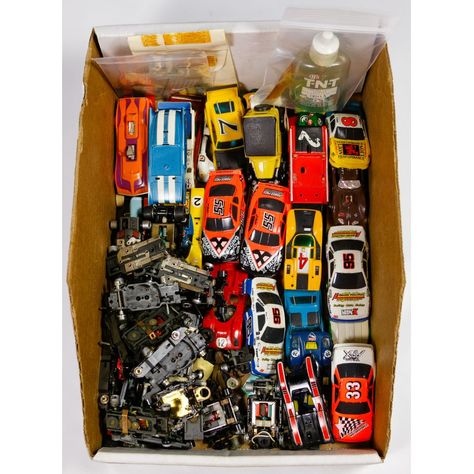 Slot Car, Body and Under Carriage Assortment - Leonard Auction Slot Car Racing Sets, Tyco Slot Cars, Afx Slot Cars, Slot Car Sets, Broken Phone, Ho Slot Cars, Auction Catalog, Slot Car Racing, Slot Car Tracks