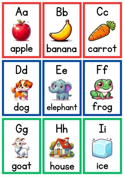 Get your free printable alphabet flashcards now! Alphabet Letter Printables Free, Abc For Kindergarten, Letter Chart Free Printable, Rhyming Flashcards Free Printable, Printable Abc Flashcards, Early Literacy Activities Preschool Free Printables, Letter Of The Alphabet Free Printables, Abc Printables Free Flashcards, Abc Cards Free Printable Alphabet