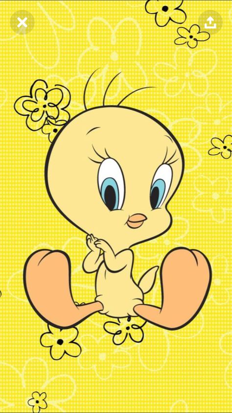 Tweety Bird Wallpaper, Tweety Bird Drawing, Tweety Bird Quotes, Looney Tunes Wallpaper, Mickey Mouse Wallpaper Iphone, Disney Drawing, Bird Quotes, Baby Looney Tunes, Looney Tunes Cartoons