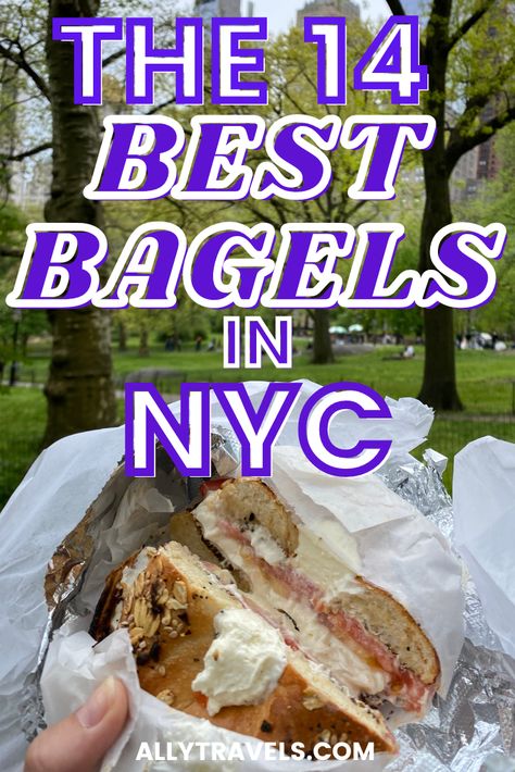 Best Cafes In Nyc, Best Bagels In Nyc, Bagels Nyc, Best Pizza In Nyc, Best Food In Nyc, Nyc Breakfast, Ny Bagel, Fun Restaurants In Nyc, Brunch Nyc