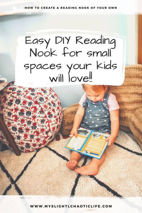 Reading Nook For Kids, Toddler Reading Nooks, Diy Reading Nook, Reading Nook Kids, Free Kids Books, Kid Friendly Crafts, Activities For Boys, Natural Parenting, Kids Reading