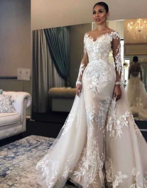 Wedding Dress Necklace, Lace Wedding Gown, Pnina Tornai, Long Sleeve Wedding Dress Lace, Dream Wedding Ideas Dresses, Sheer Long Sleeve, Lace Wedding Dresses, Long Sleeve Wedding, Wedding Gowns Lace