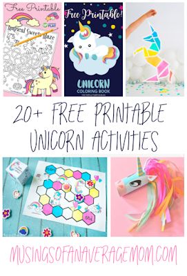 Unicorn Games Free Printable, Unicorn Party Activities, Unicorn Activities For Kids, Unicorn Party Games, Unicorn Activities, Unicorn Crafts For Kids, Unicorn Games, Mermaid Coloring Book, Unicorn Books