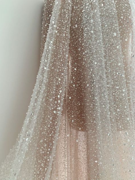 Wedding Gown With Glitter Tulle Skirt, Sparkling Glitter Tulle Wedding Dress, Champagne Sequin Fabric For Wedding, Glamorous Tulle Fabric For Wedding, Embellished Glitter Tulle Gown For Wedding, Champagne Sparkling Sequin Fabric For Wedding, Sparkling Champagne Sequin Fabric For Wedding, Glamorous Wedding Tulle Fabric, Champagne Wedding Gown With Sparkling Details