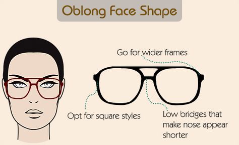 A Visual Guide to Choose Eyeglass Frames for Your Face Shape Glasses For Oblong Face, Glasses For Long Faces, Oblong Face, Oblong Face Shape, Glasses For Face Shape, Glasses For Your Face Shape, Glasses Trends, Diamond Face Shape, Face Shape Hairstyles