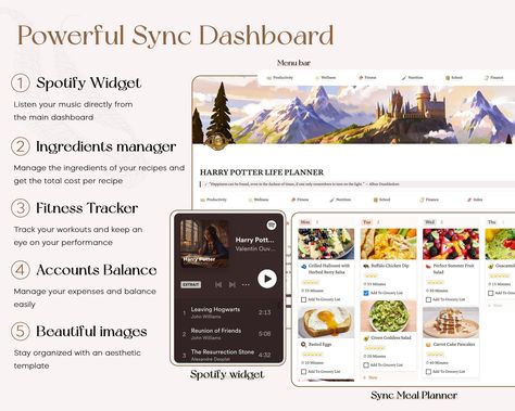 #Notion_Template_Design #Harry_Potter_Notion_Template #Workout_Notion #Notion_Finance Weekly Fitness Planner, Harry Potter Planner, Powerful Aesthetic, Ultimate Life Planner, Daily Routine Habits, Notion Life Planner, Pomodoro Timer, Aesthetic Notion, College Job