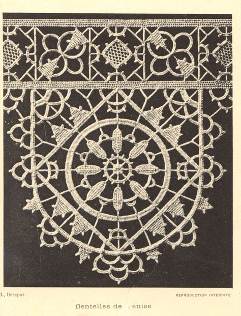 Reticella Lace Patterns, Venetian Lace, Lace Weave, Lace Inspiration, Cutwork Embroidery, Lace Art, Bobbin Lace Patterns, Point Lace, Crochet Ladies Tops