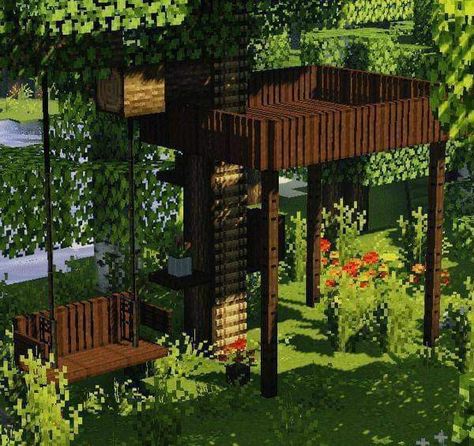 Chalet Minecraft, Minecraft Cool, Villa Minecraft, Minecraft Tree, Construction Minecraft, Houses Minecraft, Minecraft Garden, Case Minecraft, Minecraft Decoration