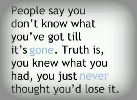 Value what you have when you have it! Appreciate What You Have, It Goes On, Quotable Quotes, A Quote, Say You, The Words, Great Quotes, Inspire Me, Inspirational Words