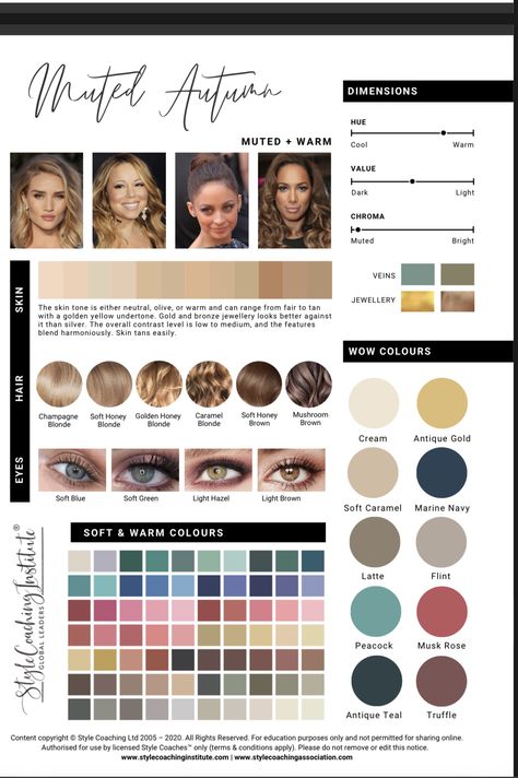 True Muted Color Palette, Soft Autumn Worst Colors, Soft Autumn Color Palette Fashion, Mute Autumn Color Palette, Muted Autumn Outfit, Autumn Mute Outfit, Muted Autumn Color Palette, Soft Autumn Hair, Bardot Makeup