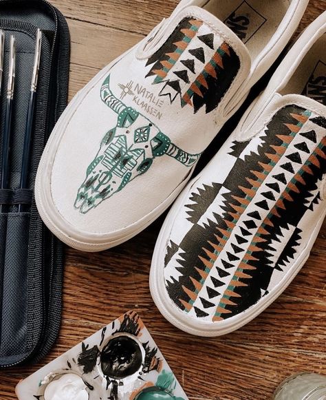 Western Tennis Shoes, Painted Hey Dudes, Western Painted Shoes, Tooled Hey Dudes, Cute Western Hey Dudes, Hey Dude Leather Tooled, Western Vans, Hey Dudes Western, Western Painted Vans