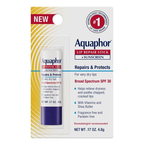 Aquafor Balm, Aquaphor Lip Balm Spf, Aquaphor Lip Balm Aesthetic, Nanny Essentials, Highschool Locker, Aquaphor Lip Balm, Happy Apartment, Aquaphor Lip, Stick Sunscreen