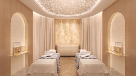 Dior’s Renovated Spa in the Hôtel Plaza Athénée Focuses on Well-being – WWD Dior Spa, Paris Spa, Plaza Athenee, Boutique Spa, Best Fashion Designers, Spa Rooms, Paris Luxury, Massage Tables, Suite Life