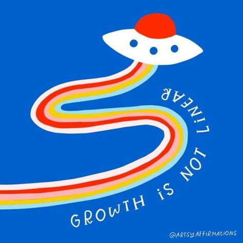 Growth Is Not Linear, Be Okay, Instagram Growth, Ups And Downs, Google Chrome Logo, Health Problems, Its Okay, Georgia Tech Logo, Positive Vibes