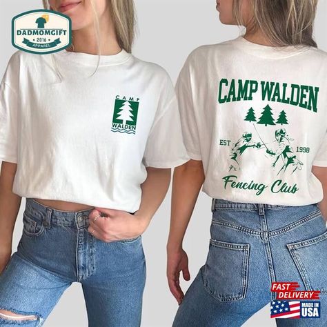 The Parent Trap Camp Walden Fencing Club Shirt Unisex T-Shirt Check more at https://dadmomgift.com/product/the-parent-trap-camp-walden-fencing-club-shirt-unisex-t-shirt/ Parent Trap Camp Walden, Camp Walden Bachelorette, The Parent Trap Camp, Camp Walden Parent Trap, Parent Trap Bachelorette Party, Parent Trap Party, Parent Trap Camp, Camp Walden, Camp Bach